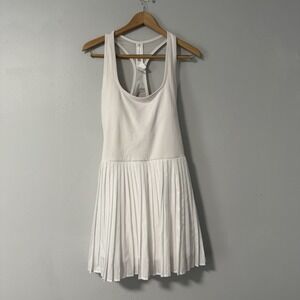 Fabletics‎ Hot shot pleated Dress classic mini white XL Tennis